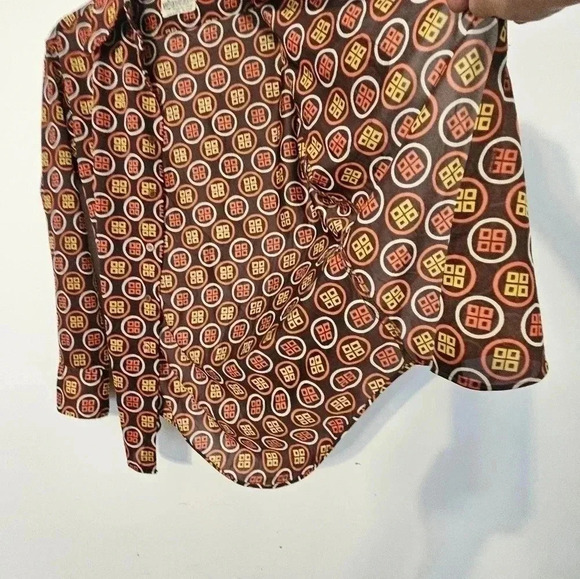 K Mart Vintage 70's Permanent Press Button Down EUC - Picture 8 of 9